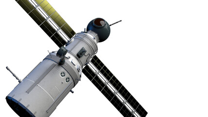 earth satellite illustration with no background