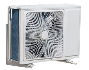 air conditioning compressor isolated on white