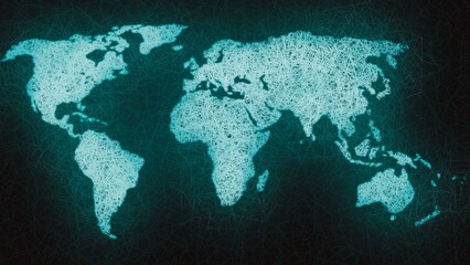 world map connections