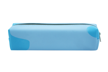 Long pencil pen case container isolated on the white background