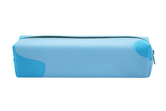 Long pencil pen case container isolated on the white background