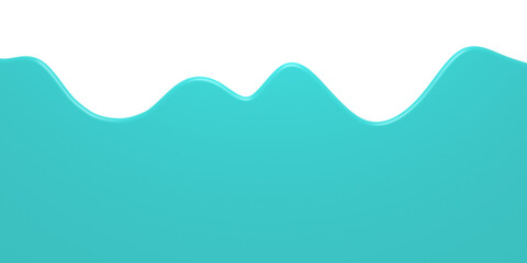 3D curve text area. Text box. Footer background.