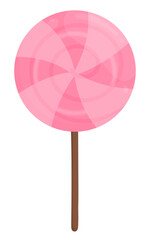 Sweet Pink Halloween Lollipop 