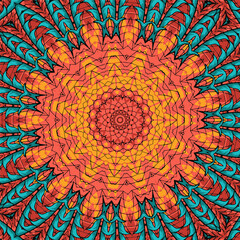 Abstract Tribal vintage ethnic seamless pattern ornamental