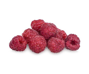 Fresh raspberry isolated on transparent background (.PNG)