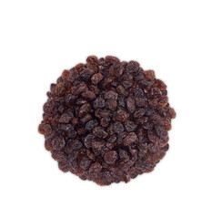 Dried raisins isolated on transparent background (.PNG)
