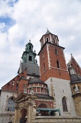 Fototapeta na wymiar Royal Wawel Dragon Castle in Krakow.