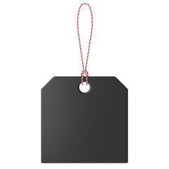 3D tag. 3D label. Sale tag.