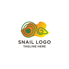 Snail logo icon vector image
