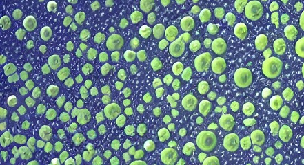 Realistic rendering of bacteria