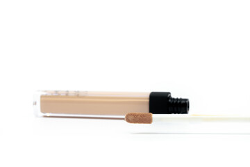 concealer makeup bottle.  face skin corrective cosmetic product - Image