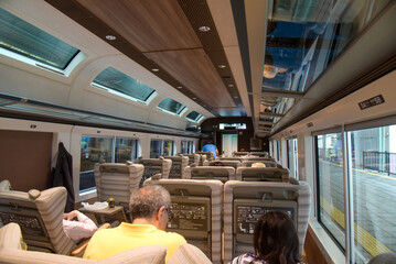 サフィール踊り子　車内