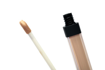 concealer makeup bottle.  face skin corrective cosmetic product - Image
