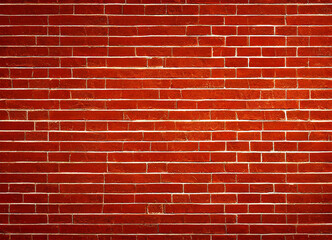 Red Masonry Brick Wall ideal for Backgrounds or Wallpapers