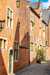 Fototapeta premium Historical architecture of Great Beguinage of Leuven, Belgium