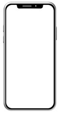 Smartphone mobile on white background