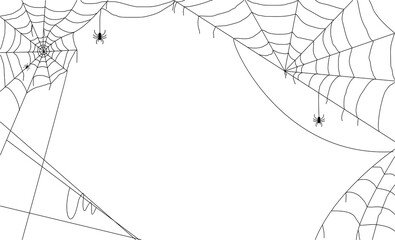 spider web background for halloween design