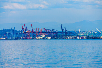 Fototapeta na wymiar Washington Sea Port 3
