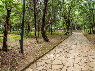 Park Aqzmo in Stara Zagora city in Bulgaria