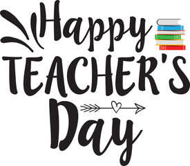 Teacher's Day T Shirt Design