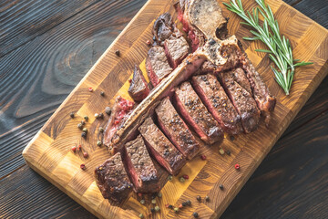 Grilled T-bone steak