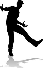 Street Dance Dancer Silhouette