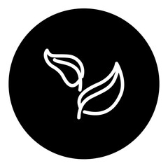 Obraz premium leafline icon set stock vector. illustration set