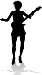 Musician Guitarist Silhouette