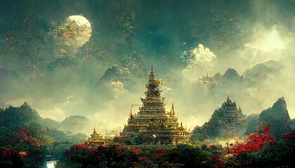 temple si sanphet,Heavenly Land, Thai style