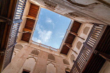 Courtyard of a fortress in Oma 