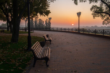 bench in the park