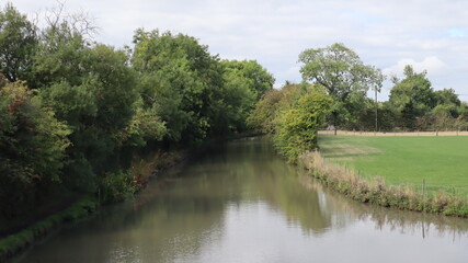 Fototapeta na wymiar Canal in summer