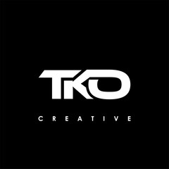TKO Letter Initial Logo Design Template Vector Illustration