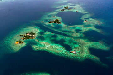 Islas del Rosario in Colombian Caribbean from above | Luftbilder Islas del Rosario in Kolumbien | Karibik aus der Luft