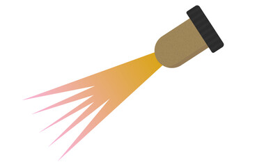 a flying cork from a bottle and a train behind the cork