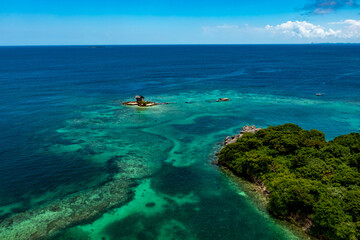 Islas del Rosario in Colombian Caribbean from above | Luftbilder Islas del Rosario in Kolumbien | Karibik aus der Luft