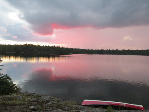 Sunset in Temagami, Canada