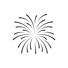 Fototapeta na wymiar Starburst. Background design element. Fireworks vector icon, christmas, holiday