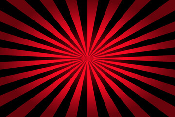 Red - Black Starburst Background