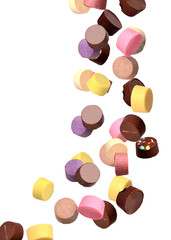 colorful chocolate candies