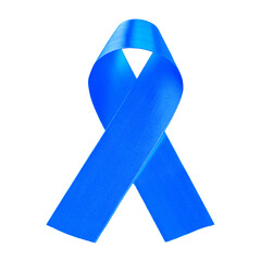 light blue ribbon