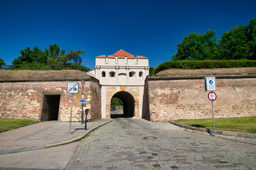 The Tabor gate. Vysehrad. Czech republic. Unesco czech heritage.	
