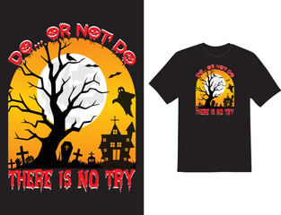 Happy Halloween pumpkin retro vintage t-shirt design