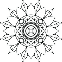 luxury ornamental mandala design background, mandala design, Mandala pattern Coloring book Art wallpaper design, tile pattern