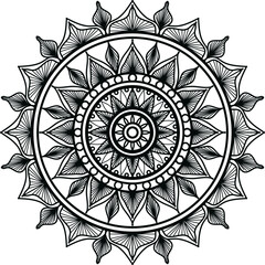luxury ornamental mandala design background, mandala design, Mandala pattern Coloring book Art wallpaper design, tile pattern