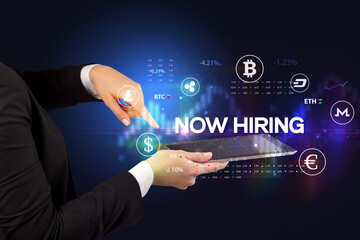 Close-up of a touchscreen with inscription