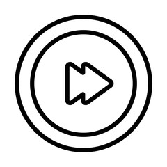 Fast Forward Arrow Icon