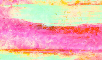 Colorful grunge background. Panoramic abstract decorative blend background. Wide angle rough stylized mystic texture wallpaper with copy space for design.