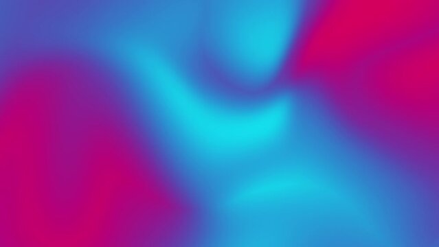 Abstract bright blue and red gradient smooth blurry motion background. Seamless looping