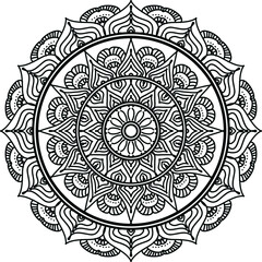 luxury ornamental mandala design background, mandala design, Mandala pattern Coloring book Art wallpaper design, tile pattern, greeting card